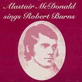 cover image for Alastair McDonald - Sings Robert Burns