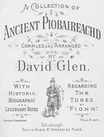 cover image for David Glen's Ancient Collection Of Piobaireachd - Book 1