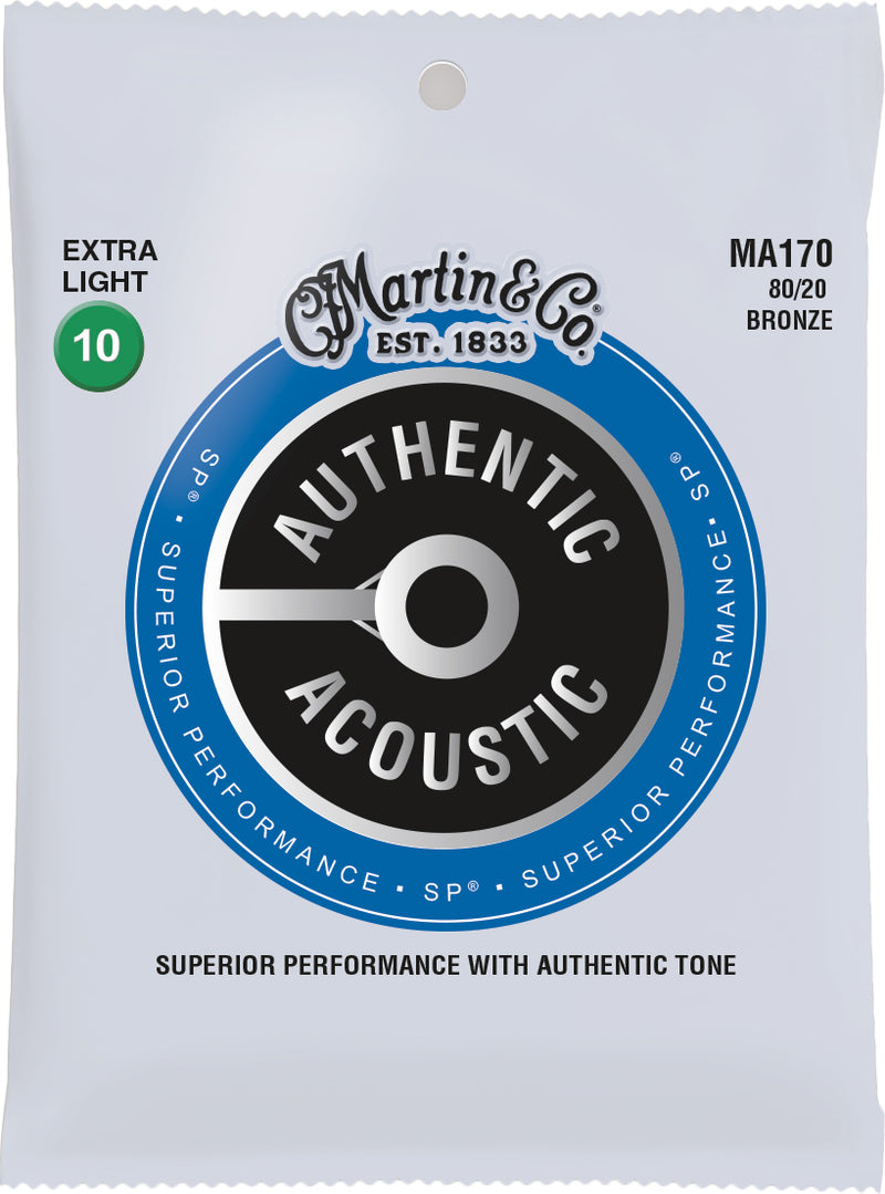 Martin Authentic Acoustic 12-String Guitar Strings 10-47 Extra Light