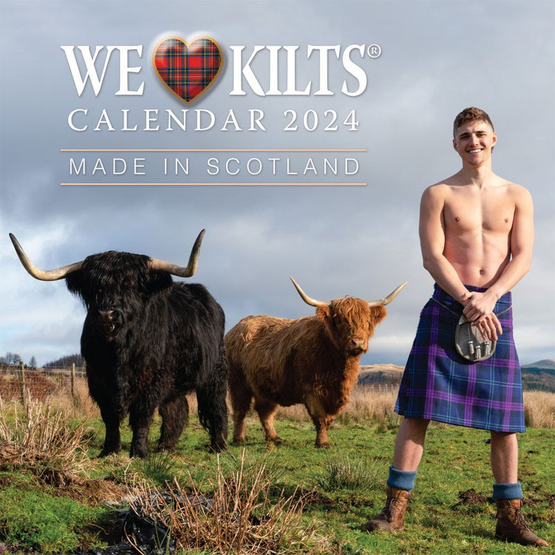We Love Kilts Compact Calendar 2024