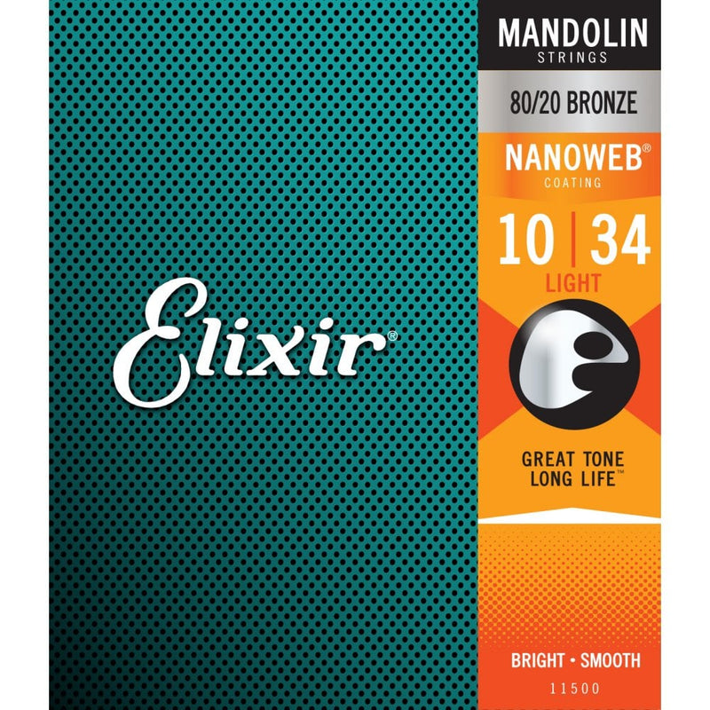 Elixir Mandolin Strings 10-34 Light