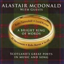 cover image for Alastair McDonald - A Bright Ring Of Words