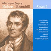 cover image for The Complete Songs Of Robert Tannahill vol 1