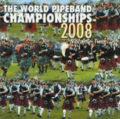 cover image for The World Pipe Band Championships 2008 vol 2 CD