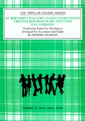 cover image for Five Popular Ceilidh Dances (sheet music and dance instruction)