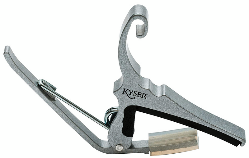 Kyser Quick-Change Acoustic Guitar Capo (6 String) - Silver