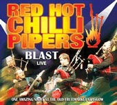 cover image for The Red Hot Chilli Pipers - Blast Live (CD)