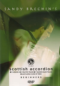 cover image for Sandy Brechin's Play Scottish Accordion - Beginners (DVD-ROM)